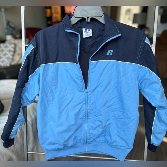 Russel Athletic Boys Zip Up Lightweight Windbreaker Jacket Size Medium 10-12 EPC - Picture 1 of 3